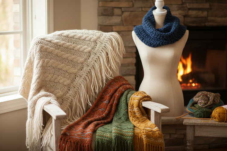 'Quiet Courage'- Shawls, Scarves, & Cowls